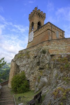Clock tower, Brisighella, Province of Ravenna, Italy