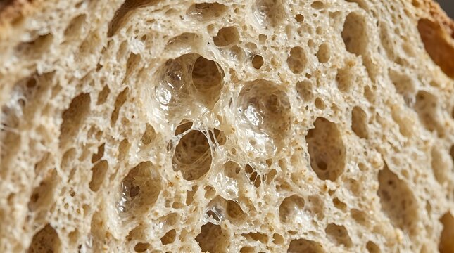 Freshly baked artisan sourdough loaf on rustic wooden bread board