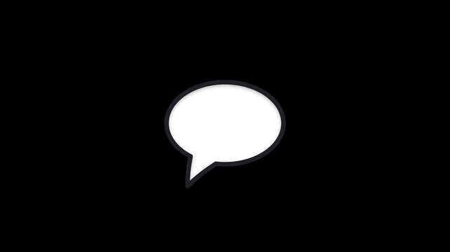 Comic speech balloon pack on alpha channel with thought clouds shout bubbles and chat bubbles