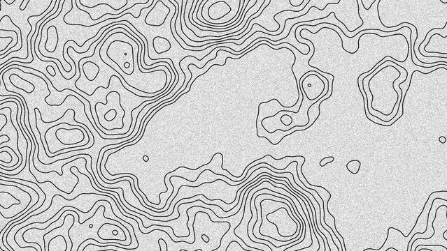 Black Topographic Map Line on Fine Grain Paper Texture Abstract Contour Background HD. Vintage Black Topographic Contour Line on Textured Paper Overlay Graphic Design.