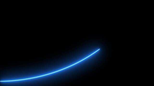 2033 futuristic blue growth curve animation 4k, Abstract pink laser growth chart with 2033 text animation black background.