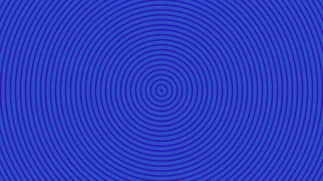 Abstract blue background with concentric circles in a hypnotic and modern geometric design