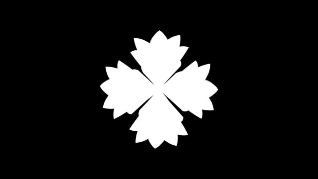 Radiant white snowflake crystal isolated on black background macro detail winter weather pattern