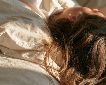 Why does hair get tangled and break during sleep