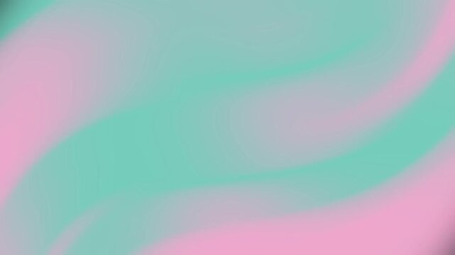 Soft pastel mint green pink wavy gradient abstract art with smooth texture suitable for backgrounds, designs, social media, and branding projects.