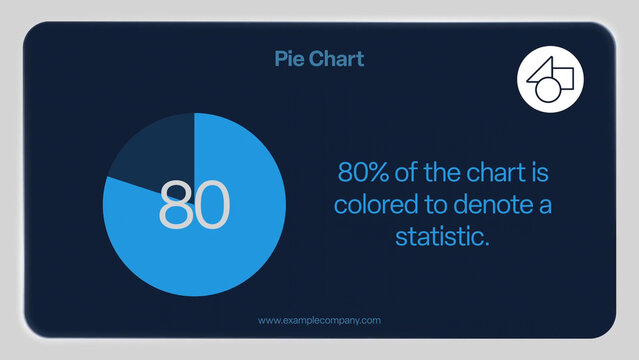 Elegant Pie Chart Infographic Slide
