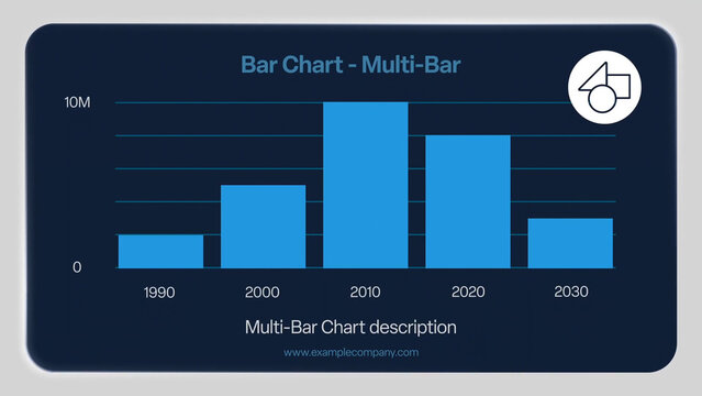 Elegant Multi-Bar Chart Infographic Slide