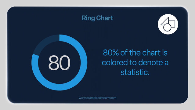 Elegant Ring Chart Infographic Slide