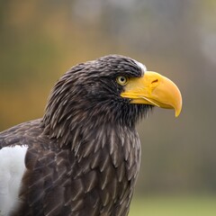 Fototapeta premium Steller's sea eagle (Haliaeetus pelagicus)