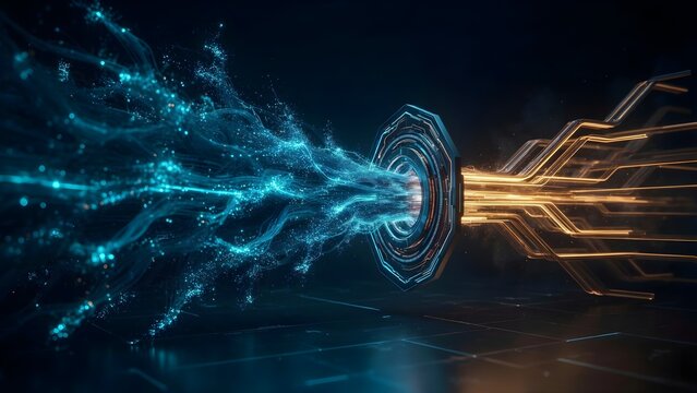 Massive digital information flow encountering a narrow intelligent processing bottleneck