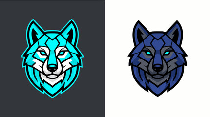 Obraz premium Wolf Head Logo Vector Artwork