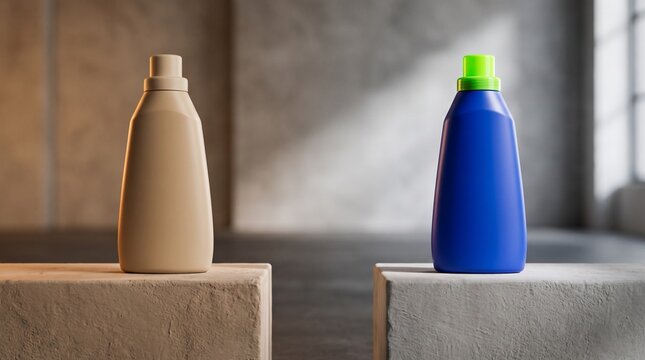 Legacy and vibrant laundry bottle packaging redesign
