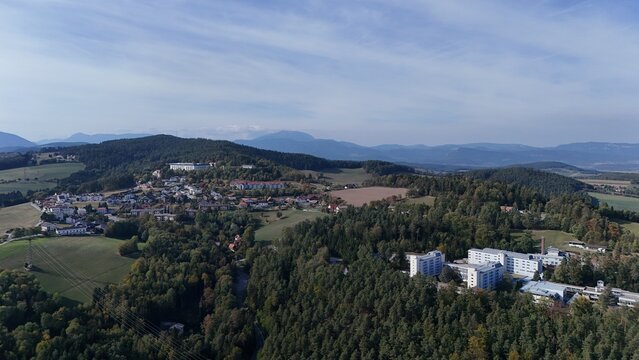 Rehabilitationszentrum Hochegg mit dem Luftkurort Hochegg, Grimmenstein, Nieder&ouml;sterreich 