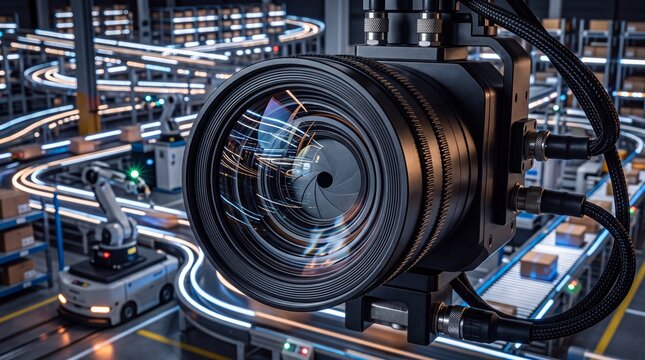 Machine Vision Camera in Automated Smart Warehouse