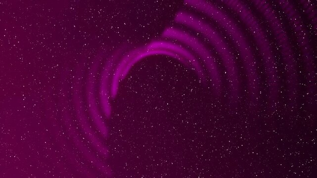Aurora swirls animation drifts across dark cosmic starfield skies in space. Space travel acceleration routes on aurora swirls. Atmospheric depth defines aurora swirls.