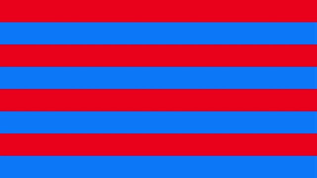 Dynamic Red and Blue Stripes Transition Video on Transparent Background Alpha Channel for US Political News and US Voting Broadcast