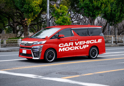 Mini Van Mockup