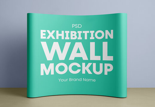 Exhibition Wall Mockup