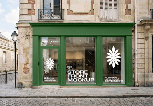 Boutique Storefront Mockup