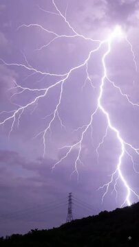 lightning in the hill