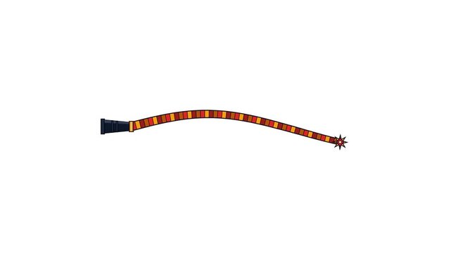 A Playful Party Blower Expanding in Mid-Air