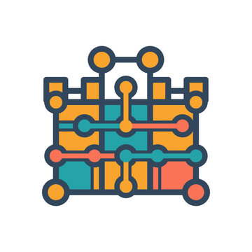 Autonomous Defense Icon for Network Security