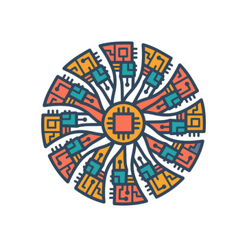 Tensor Processing Icon for AI Hardware
