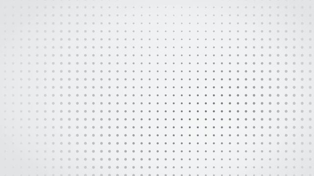 Seamless loop clean white dot pattern background