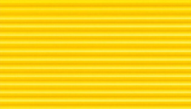 Vibrant yellow abstract horizontal corrugated lines background texture for modern graphic design
