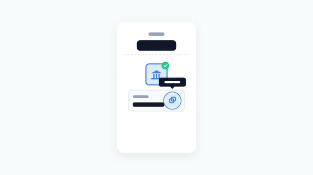 Digital Payment Process with Bank Selection and Confirmation