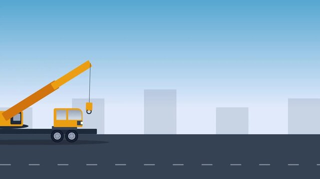 truck with crane