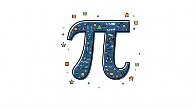 Pi Symbol Geometric