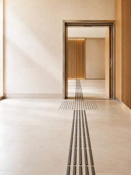 Tactile Navigation Path in Accessible Public Interior