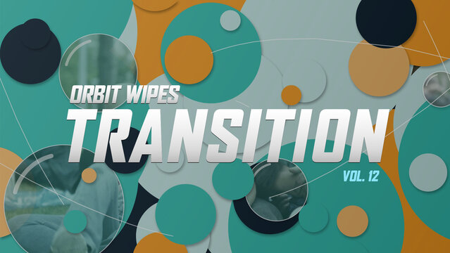 Orbit Wipes Transitions / Mint and Teal Circle Wipes with Glass Discs for Travel Vlogs and Family Videos / Horizontal / Part 12