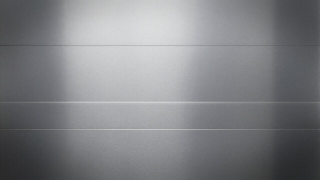 Minimal gray metallic surface with horizontal lines