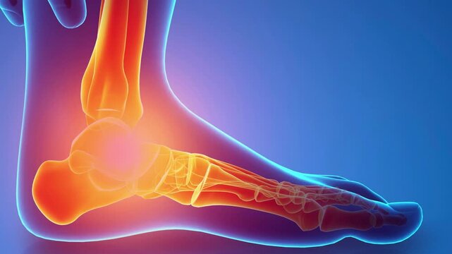 Pain and edema in the sprained ankle. Ankle Pain Affecting Mobility and Daily Activities. Ankle injury with dislocation and sprains