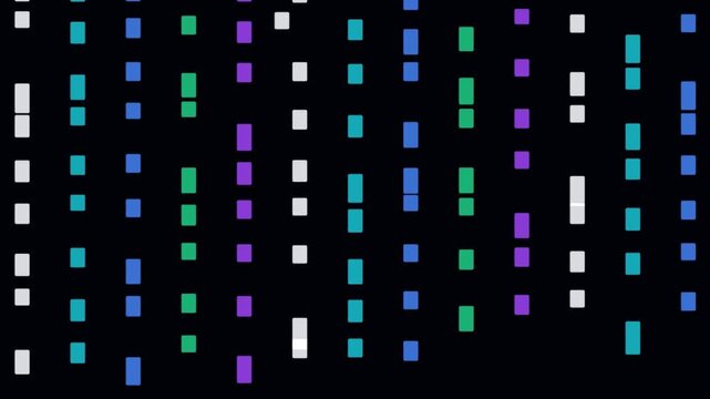 Matrix Drip Phase glitch matrix crystallize & drip phase stock motion video rendered with NEON CYBER CYAN pixel art graphics.Ideal for crypto pixel art displays, glitch video overlays, cyberpunk motio