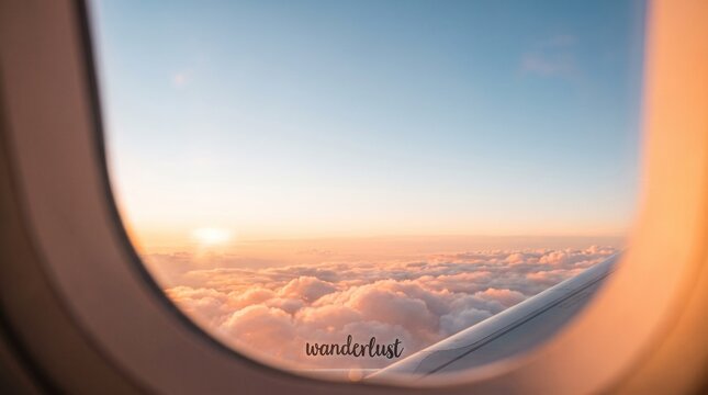 view from airplane window