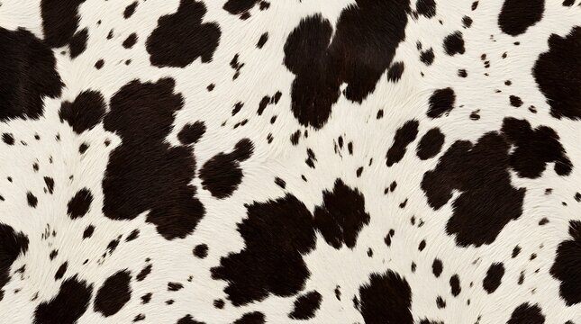 black and white cow hide seamless texture background animal pattern fur leather hide wild print design fabric textile surface backdrop