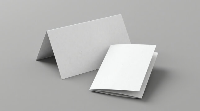 A layout for menu or brochures on a gray background.