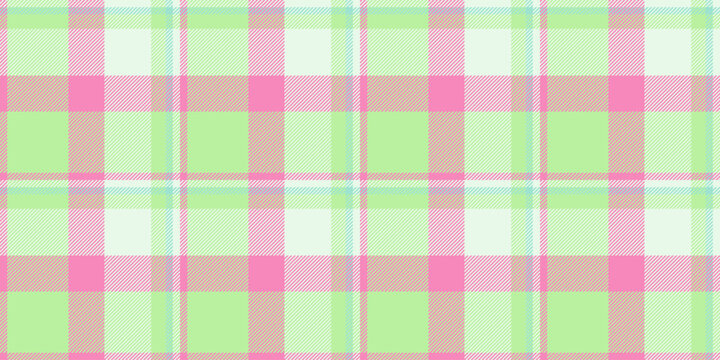 Worldwide vector background tartan, cutout plaid texture fabric. Us pattern check textile seamless in green and white colors.