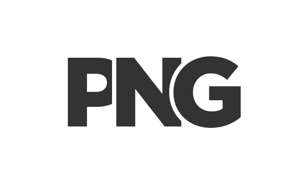 PNG logo design template with strong and modern bold text. Initial based vector logotype featuring simple and minimal typography. Trendy company identity.
