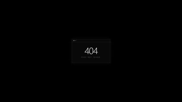 404 Minimal Dotted Window Error Popup