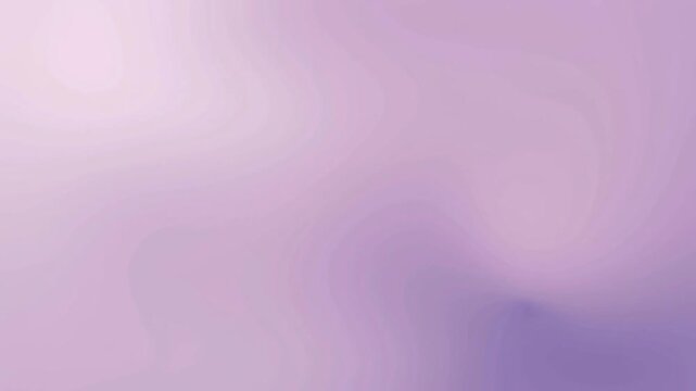 Lavender Lilac Gradient Background Calm Pastel Soft Glow Gentle Flowing Motion Video