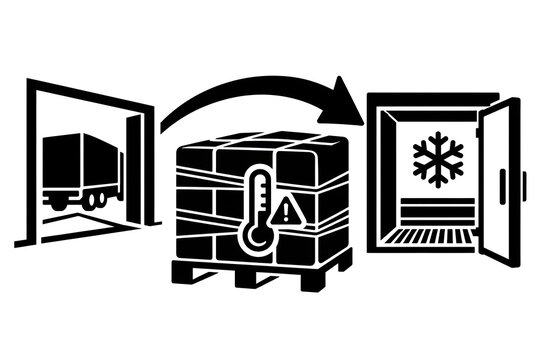 Cold Chain Pallet Redirected to Recovery Chamber Icon