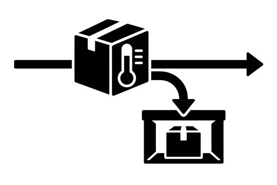 Cold Chain Parcel Diverted to Hold Bay Pictogram