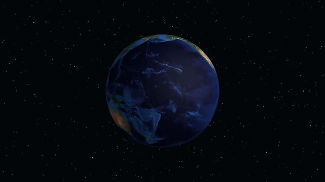Satellite Zoom Animation From Outer Space To Can Tho Vietnam