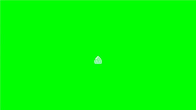 Cinematic Ice Droplet Freeze Water to Ice Green Screen VFX
