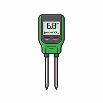 Digital Soil Meter for Measuring pH and Moisture Levels.