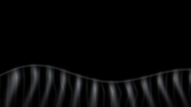 Silver flowing aurora plasma curtain with upper copy space video